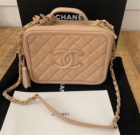 chanel vanity silver|Chanel vanity medium price.